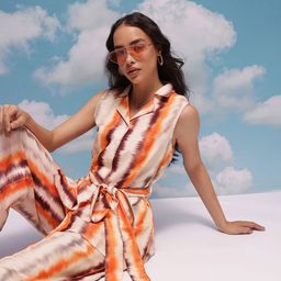CORSICA Ombre Dyed Top with Trousers Co-Ord Set-picture-54