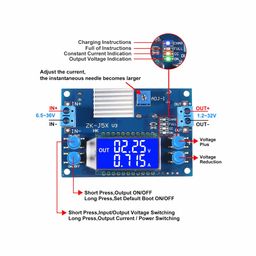 5A CNC DC-DC Buck Converter ZK-J5X 5A CNC Step-Down Module DC to DC Buck Converter CC CV Power Module 1.2-32V 5A Adjustable Regulated Power Supply Voltmeter Ammeter - RS34105A CNC DC-DC Buck Converter ZK-J5X 5A CNC Step-Down Module DC to DC Buck Converter CC CV Power Module 1.2-32V 5A Adjustable Regulated Power Supply Voltmeter Ammeter - RS3410 image 4