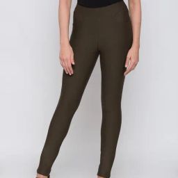 Globus Olive Cotton Jeggings-image-106