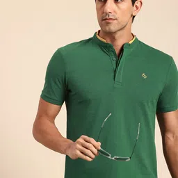 Being Human Henley Neck Pure Cotton T-shirt-picture-54