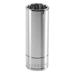 FACOM 3/8 inch Drive 17 mm Deep Socket 12 Point 60 mm Length, J.17LA-35
