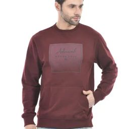 Lawman Pg3 Maroon Regular Fit Printed Sweatshirt-picture-31