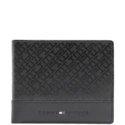 TOMMY HILFIGER Serres Black Casual Leather Bi-Fold Wallet  for Men-image-83