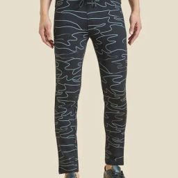 Sweet Dreams Black Regular Fit Printed Trackpants-picture-26