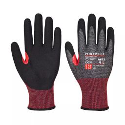 Portwest CS AHR18 Nylon and Steel Cut Resistant Gloves Black Color, L Size, A673K8RL (Pack of 1 Pair)-image-92