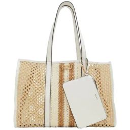 Aldo Multicolor Textured Large Tote Handbag with Pouch-44