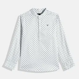 Allen Solly Junior Boys Floral Printed Pure Cotton Casual Shirt-picture-23