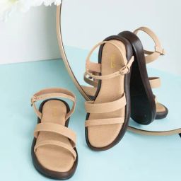 Inc.5 Women's Beige Ankle Strap Sandals-image-48