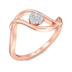 Joyalukkas 18k Rose Gold & Diamond Ring for Women-image-30