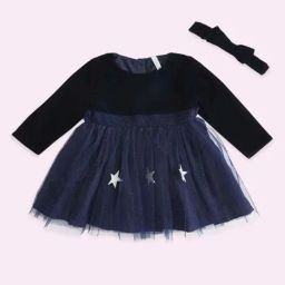Pantaloons Baby Kids Navy Cotton Regular Fit Full Sleeves Dress-picture-16
