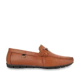 Pelle Albero Men's Tan Casual Loafers-image-10