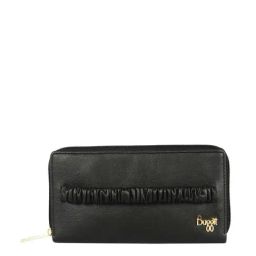 Baggit Black Textured Zip Around Wallet for Women-image-77