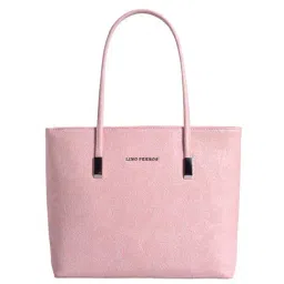 Lino Perros Pink Textured Medium Tote Handbag-image-98