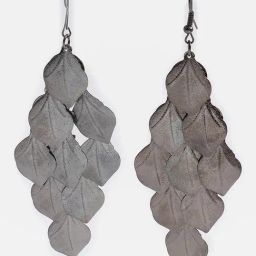 Sohi Silver Plated Designer Dangler Earrings-image-27