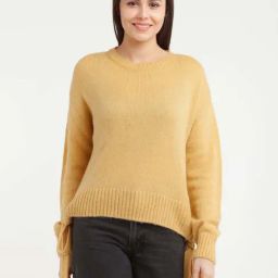 Zink London Mustard Regular Fit Sweater-picture-41