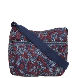 Baomi Blue & Red Printed Medium Cross Body Bag-image-19