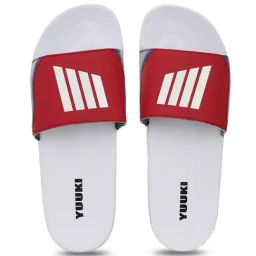 Yuuki Men's MIAMI 2 Maroon Slides-image-77