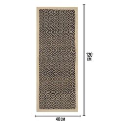 Saral Home Black Jute & Cotton Anti-Slip Runner-image-65