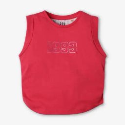 Ed-a-Mamma Kids Dark Pink Printed Top-image-27