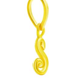 Muthoot Pappachan Alphabet Collection 22k (916) Yellow Gold Pendant for Men & Women 1 Gm-image-79