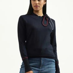 United Colors of Benetton Navy Regular Fit Top-46