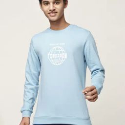Coolsters by Pantaloons Kids Baby Blue Cotton Printed Full Sleeves Sweatshirt-picture-8