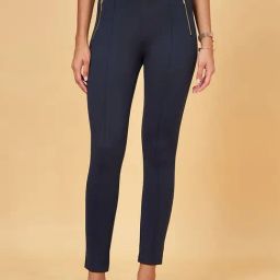 Annabelle by Pantaloons Navy High Rise Treggings-picture-48