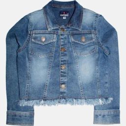 Kiddopanti Kids Acid Blue Regular Fit Full Sleeves Jacket-image-6