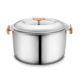 FnS Naples Silver Stainless Steel Casserole With Lid (3 L)-image-58