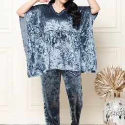 TAG 7 Blue Velvet Relaxed Fit Sleepwear-image-44
