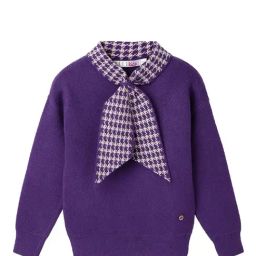 Elle Kids Lilac Solid Full Sleeves Sweater-image-52