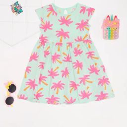 Pantaloons Junior Girls Mint Dress-image-96