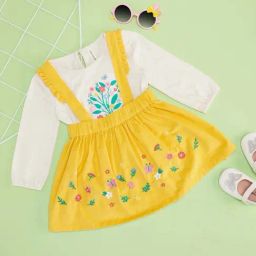 Pantaloons Baby Girls Misted Marigold Cotton Printed Full Sleeves Clothing Sets-image-20