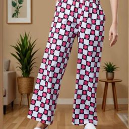 Bewakoof White Printed Cotton Pyjamas-image-40