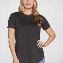 Skechers Black Regular Fit Sports T-Shirt-image-79
