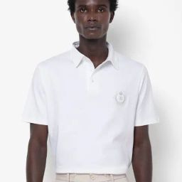 Rare Rabbit White Regular Fit Solid Polo T-Shirt-image-94