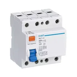 Chint Type AC 4 Pole Residual Current Circuit Breaker 63A NL1-63-13