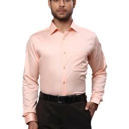 Raymond Orange Slim Fit Shirt-image-64