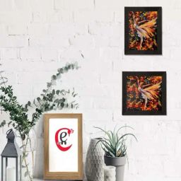 eCraftIndia Set of 2 Satin Matt Texture UV Art Painting-image-98