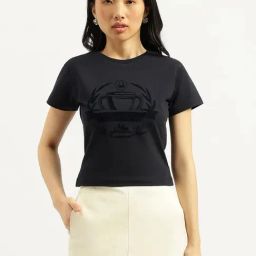 United Colors Of Benetton Grey Cotton Blend Graphic T-Shirt-picture-29