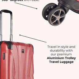 Timus Leolite Unisex Set Of 2 Hard Sided Trolley Suitcase image 2