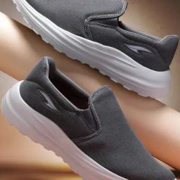 Asian Men's Grey Walking Shoes-image-99