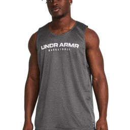 Under Armour Grey Regular Fit Printed Tank Tee-picture-29