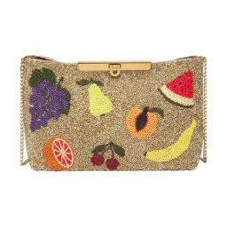 Fossil Willy Wonka Beige Synthetic Clutch-image-43