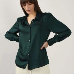 Vero Moda Green Regular Fit Shirt-picture-7