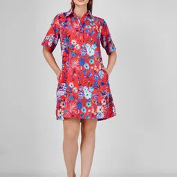 Sukshat Floral A-Line Mini Dress-picture-8
