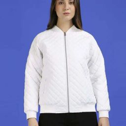 Pepe Jeans White Plain Puffer Jacket-19