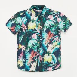 Fame Forever by Lifestyle Kids Multicolor Floral Regular Fit Shirt-image-75