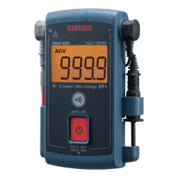 Sanwa 1000 V AC/DC Voltage Tester Numeral Display 9999 H130xW90xD30 mm, KP1-17