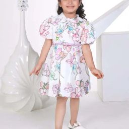 Peppermint Girls Multicolor Floral Dress-picture-26